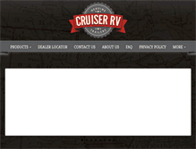 Tablet Screenshot of cruiserrv.com
